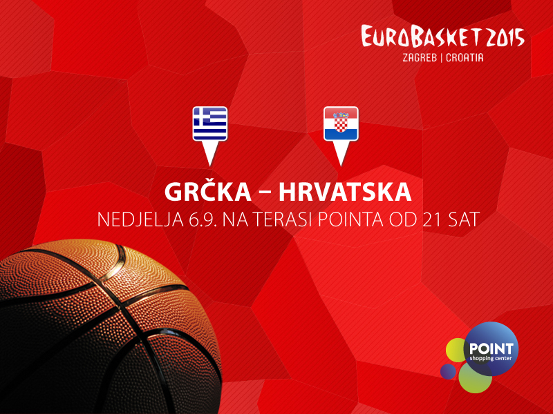 Eurobasket 2015 na velikom platnu: Grčka - Hrvatska